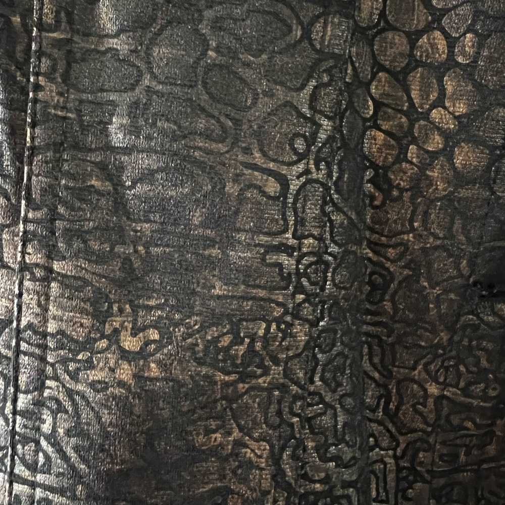 Ruby Rd. Black Croc-Embossed Jacket - image 4